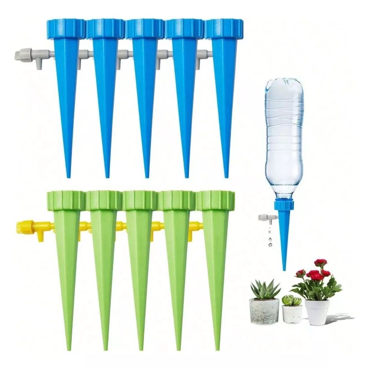KUANGYE - 24 X Estacas Riego Por Goteo Cultivo Plantas