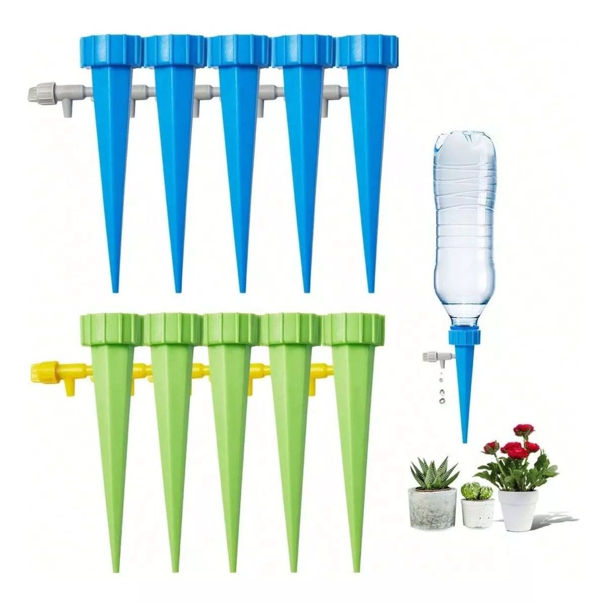 KUANGYE - 24 X Estacas Riego Por Goteo Cultivo Plantas
