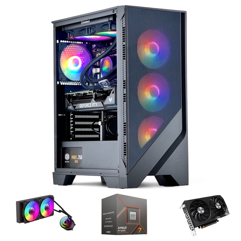 HYPERPC - PC GAMER AMD RYZEN 7 8700 32Gb DDR5 1Tb RTX 4070 SUPER WiFi