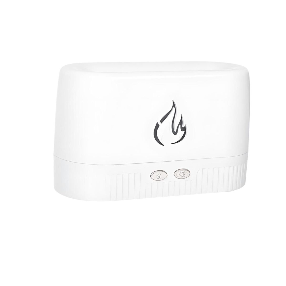 GENERICO - Humidificador Purificador de aire Efecto Llamas Hogar Blanco