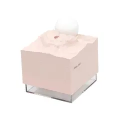 GENERICO - Humidificador Purificador de Aire Diseño Luna Rosa Hogar