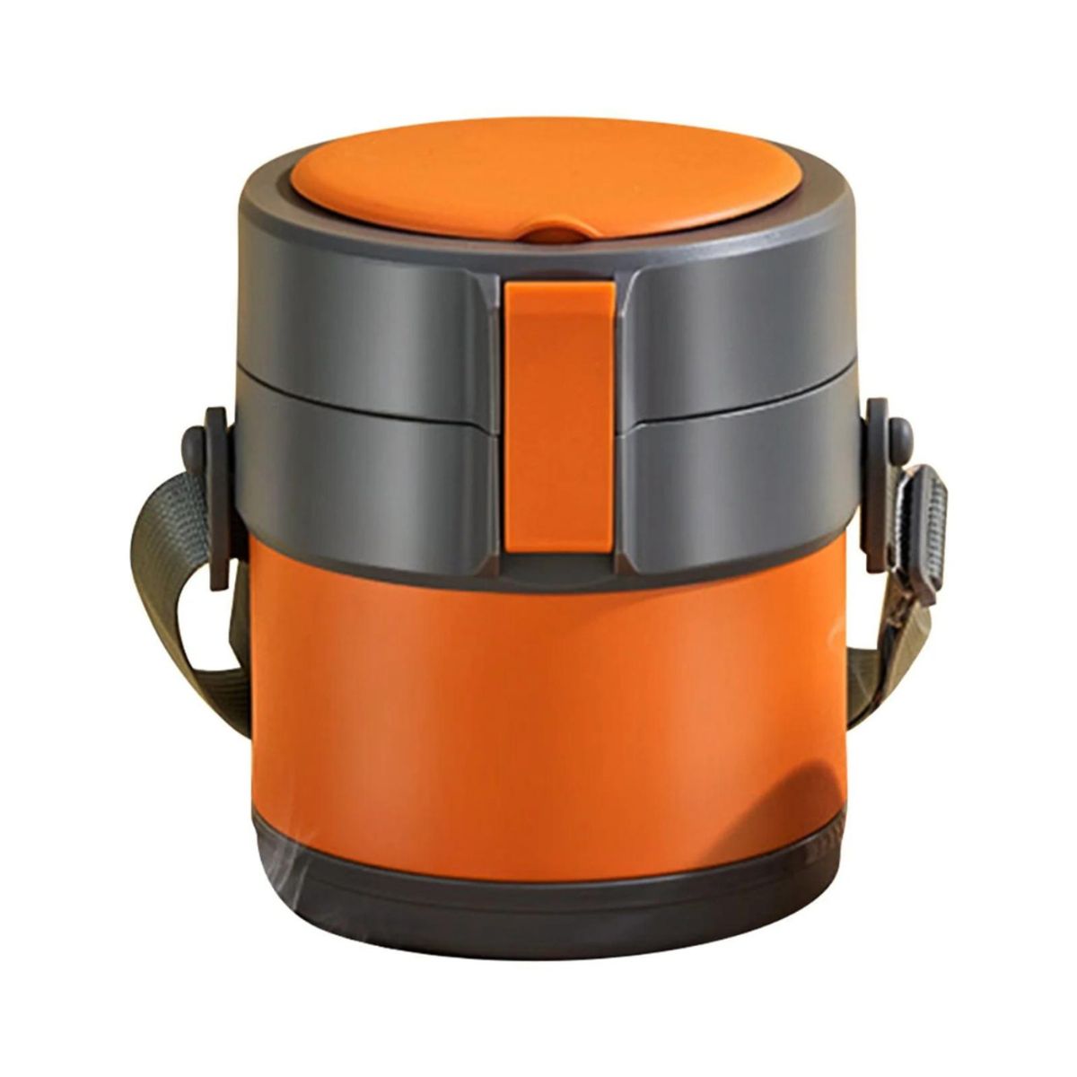CRUSEC - Lonchera Térmica Tupper De 2 Compartimientos 1.5L Portátil