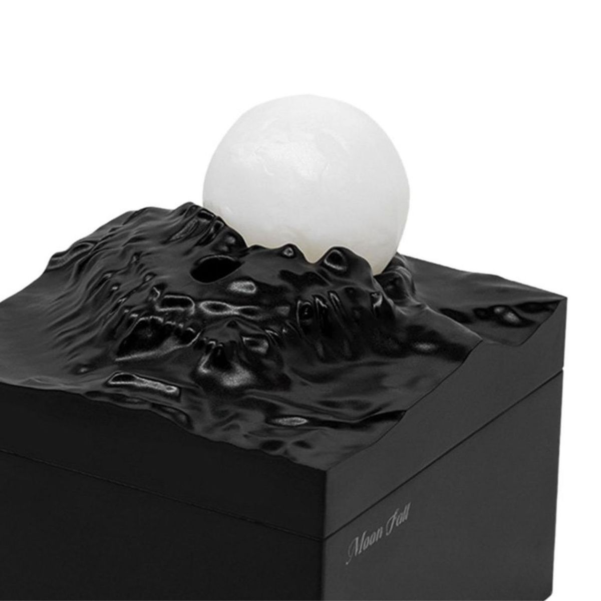 GENERICO - Pack Humidificador Diseño Luna Negra + 6 Esencias