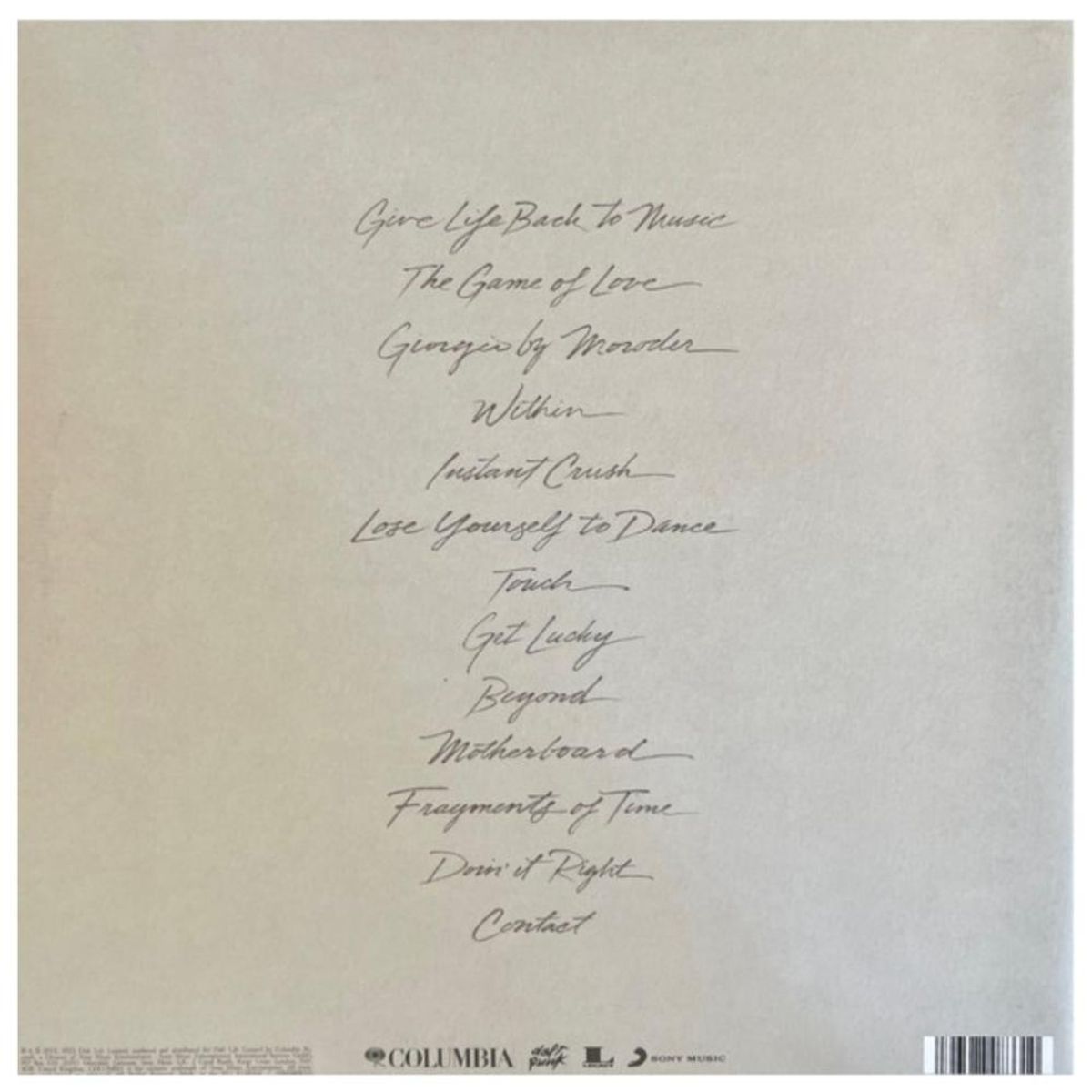 HITWAY MUSIC - DAFT PUNK - RANDOM ACCESS (THE DRUMLESS EDITION) (2LP)