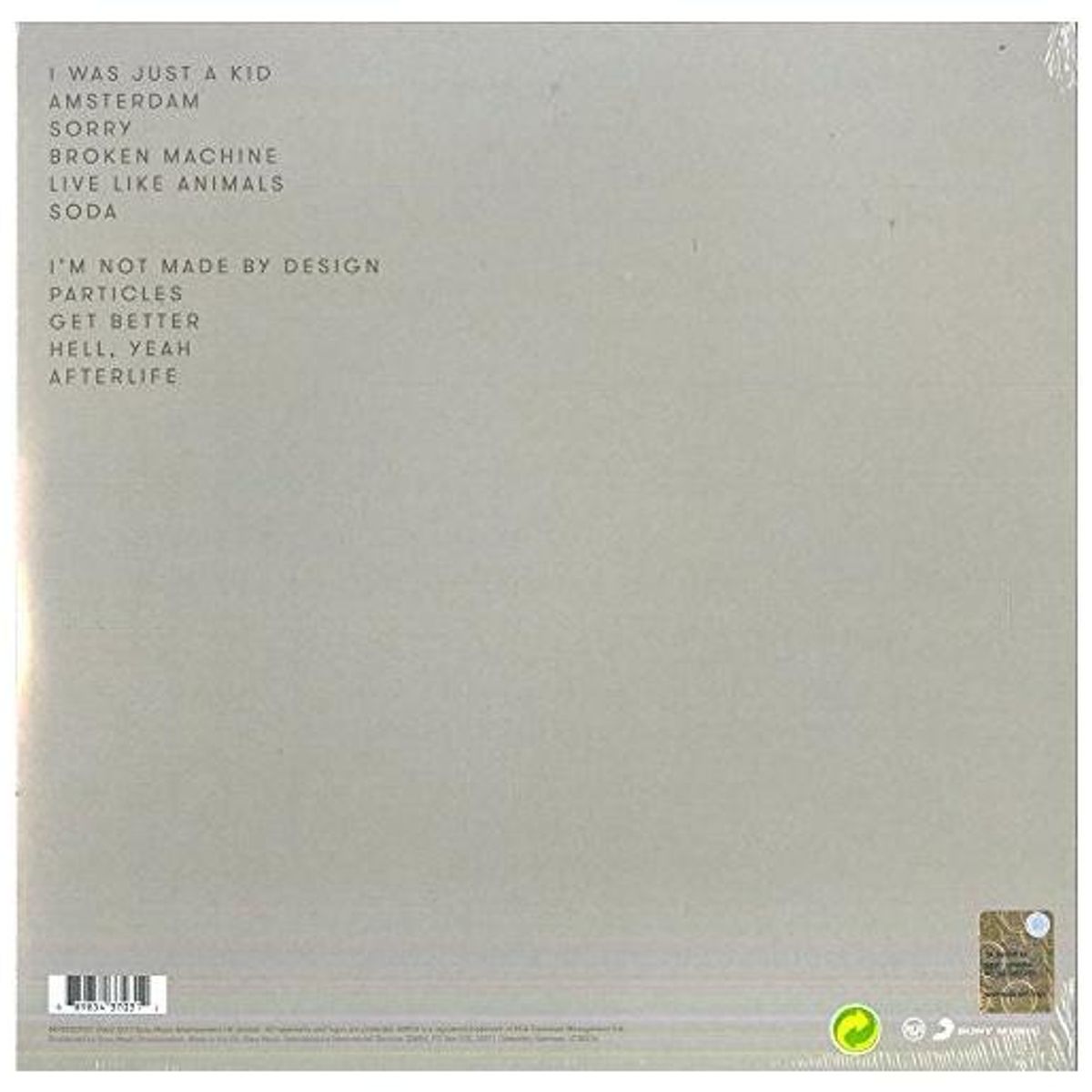 HITWAY MUSIC - NOTHING BUT THIEVES - BROKEN MACHINE - VINILO HITWAY MUSIC