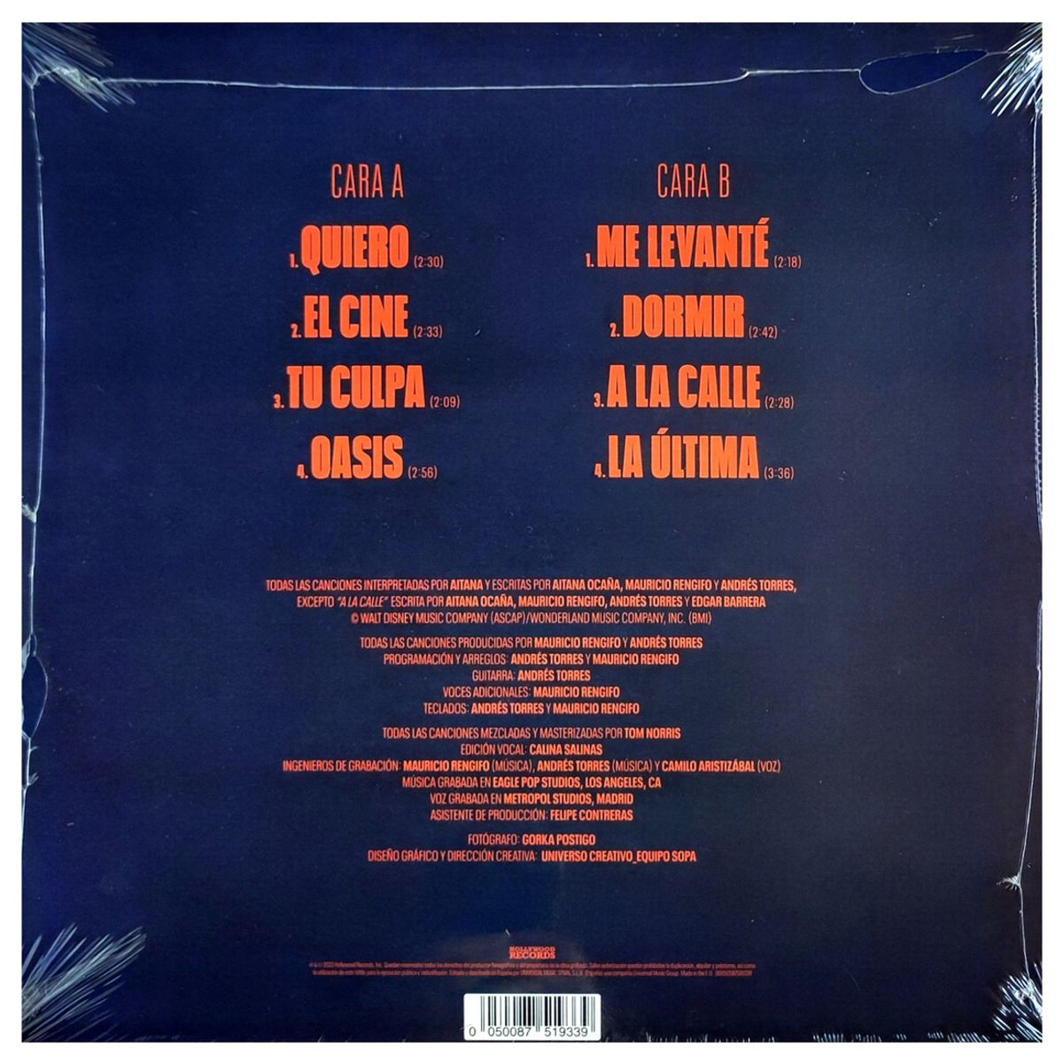 HITWAY MUSIC - AITANA - LA ULTIMA - VINILO HITWAY MUSIC