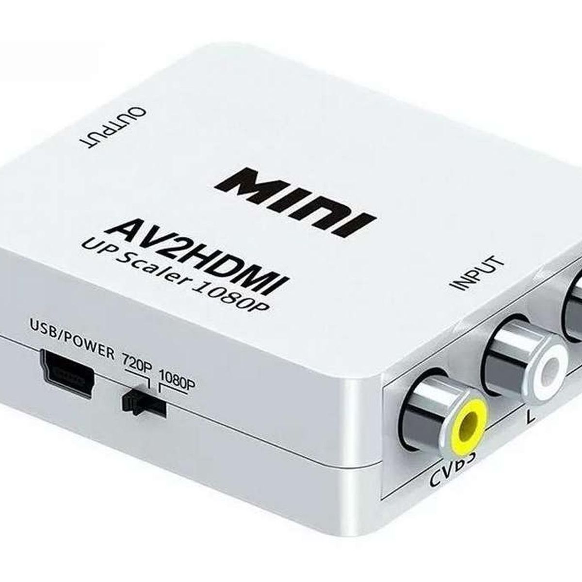 GEN - Adaptador Conversor Para Playstation Wii Xbox Rca Video Hdmi Av