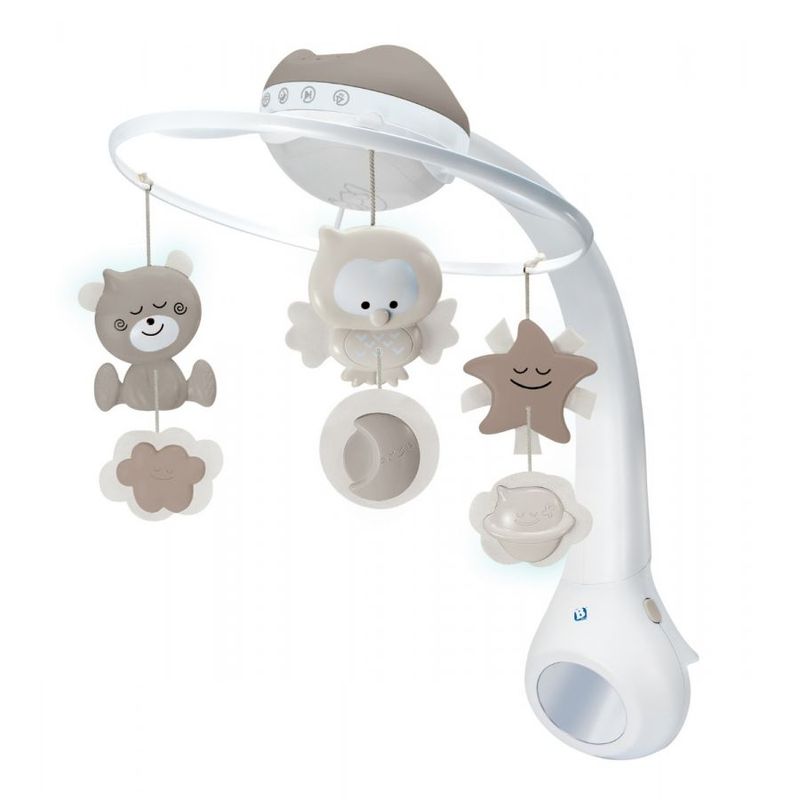 INFANTINO - Móvil Proyector Para Cunas 3 En 1 Infantino Beige