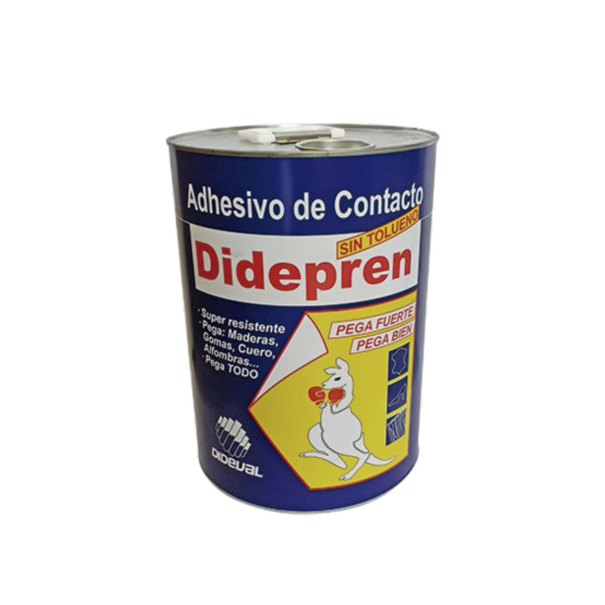 DIDEVAL - Adhesivo De Contacto Pega Todo Sin Tolueno 1 Galon Dideval