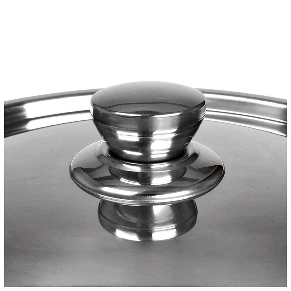 DORAL - Set De Ollas Bateria De Cocina 8 Piezas Inoxidables Malaga