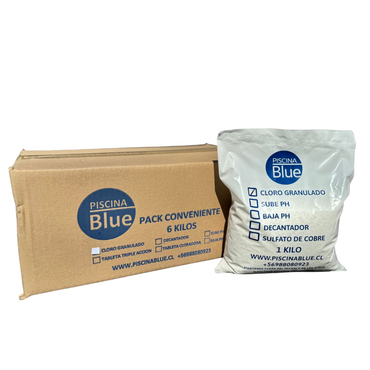 GENERICO - CLORO GRANULADO 6 KG PISCINABLUE