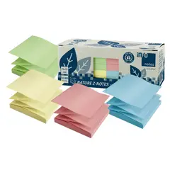 GENERICO - Pack 12 Notas Adhesivas Color 75x75mm Info Notes - SC
