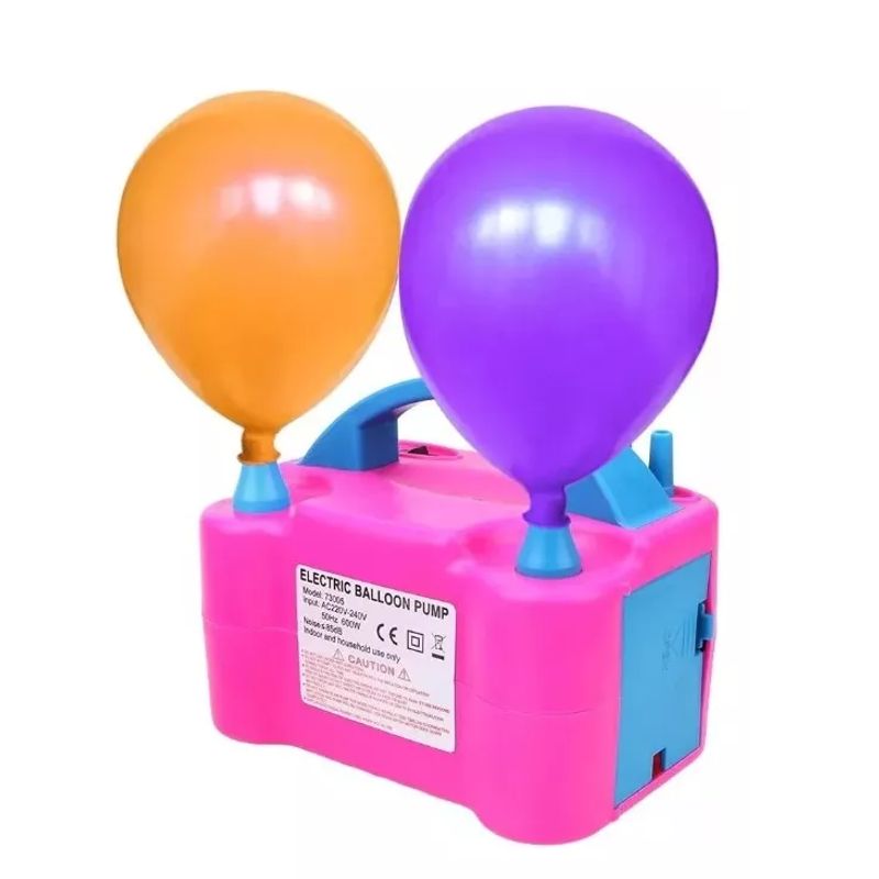GENERICO - Inflador De Globos Eléctrico 2 Inyectores