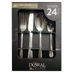 DORAL - Set De Cuchilleria Elegante 30 Piezas Clasicas Munich