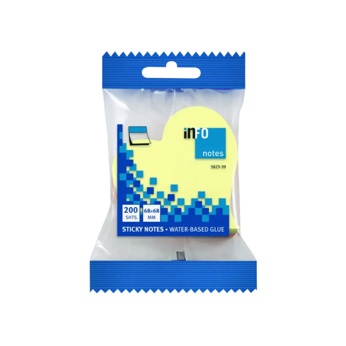 GENERICO - Notas Adhesivas Forma Corazón 200 hojas Color - SC