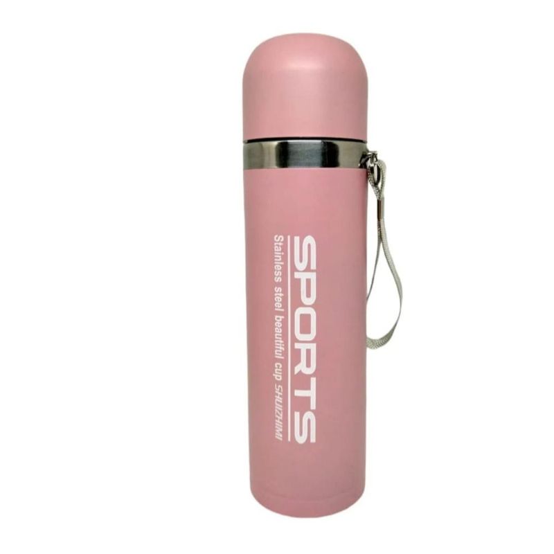 GENERICO - Termo de 500 ml acero inoxidable rosado