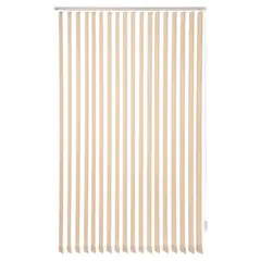 BERTEX - Cortina Vertical Rustic 180cm ancho x 230cm alto Persiana Beige