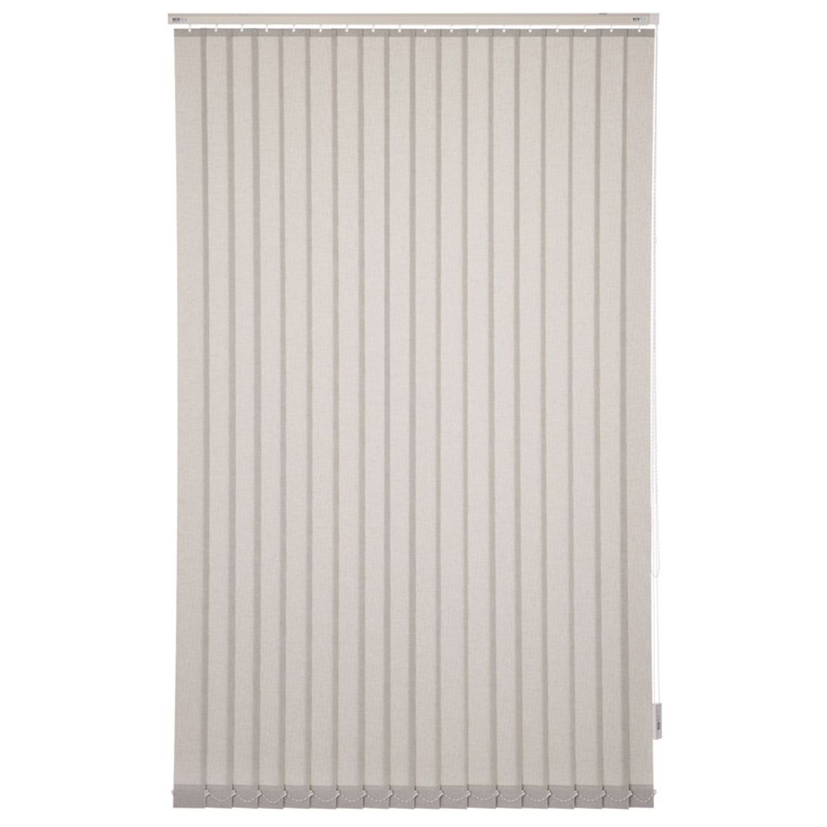 BERTEX - Cortina Vertical Rustic 120cm ancho x 230cm alto Persiana Gris BERTEX