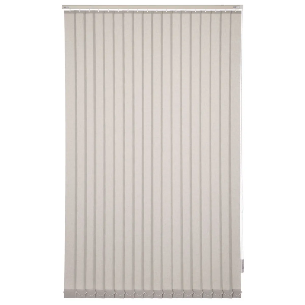 BERTEX - Cortina Vertical Rustic 180cm ancho x 230cm alto Persiana Gris BERTEX