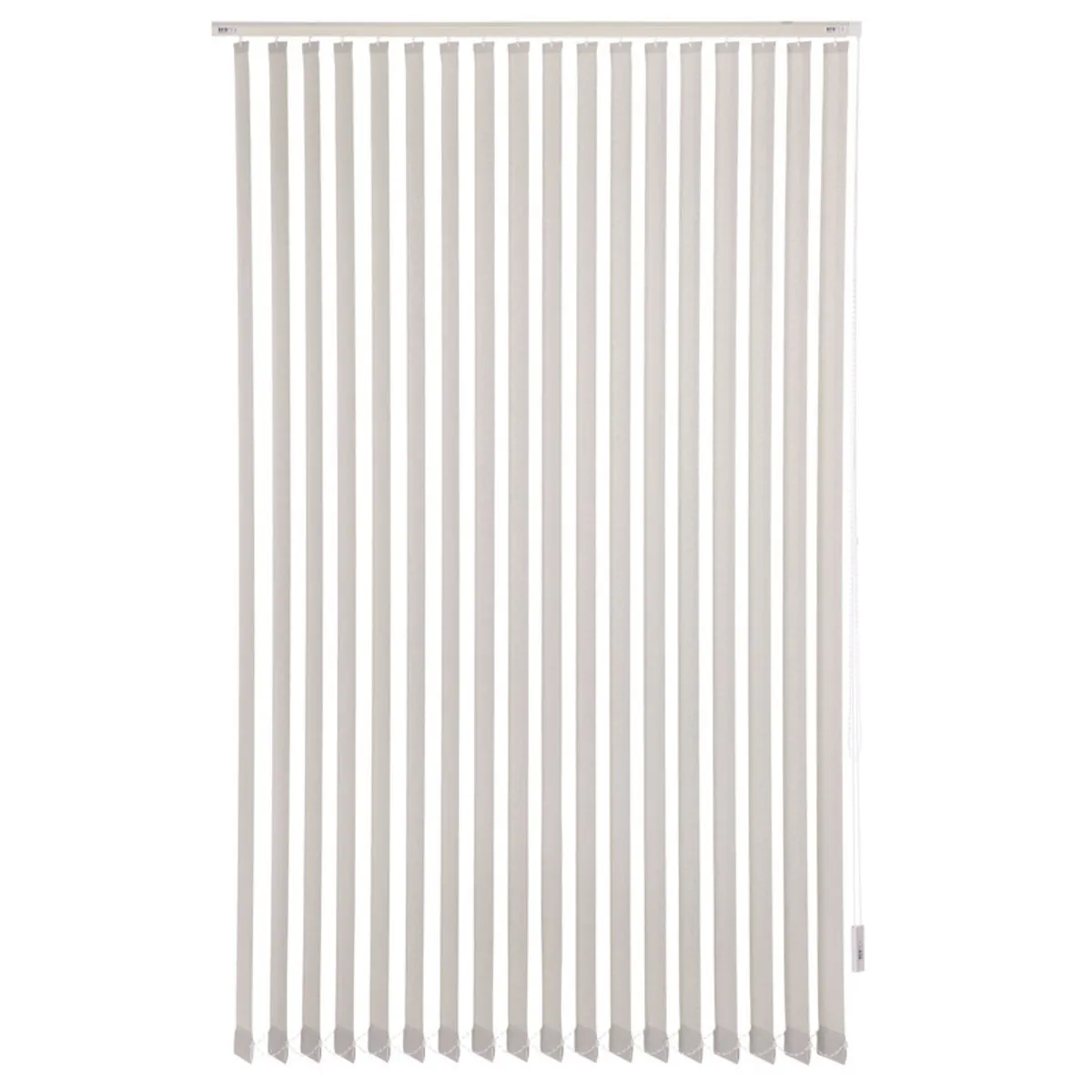 BERTEX - Cortina Vertical Rustic 125cm ancho x 230cm alto Persiana Gris BERTEX