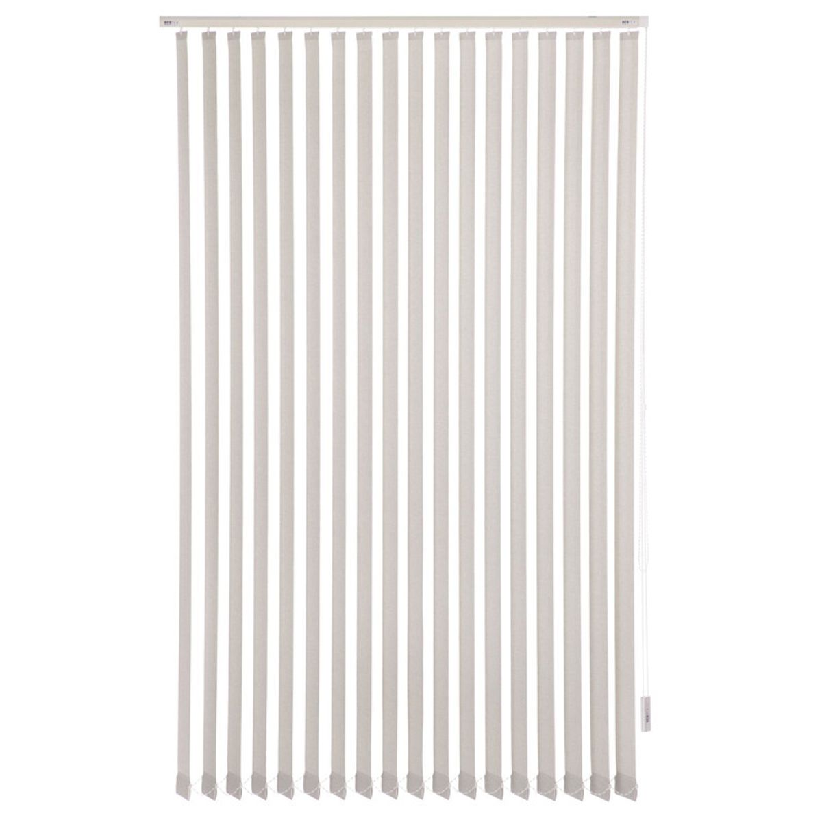 BERTEX - Cortina Vertical Rustic 165cm ancho x 230cm alto Persiana Gris BERTEX
