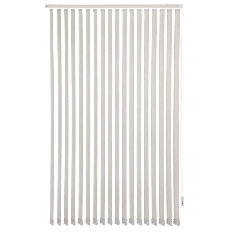 BERTEX - Cortina Vertical Rustic 190cm ancho x 230cm alto Persiana Gris BERTEX