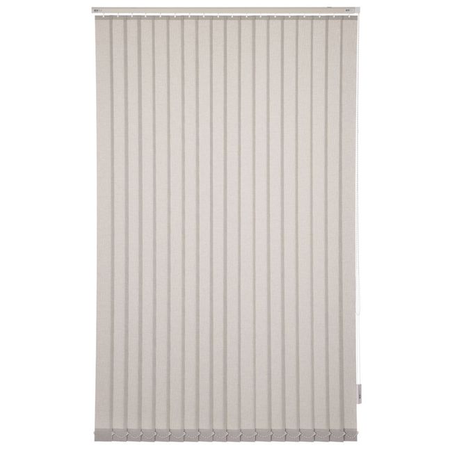 BERTEX - Cortina Vertical Rustic 210cm ancho x 230cm alto Persiana Gris BERTEX