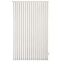 BERTEX - Cortina Vertical Rústica 220cm ancho x 230cm alto Persiana Gris