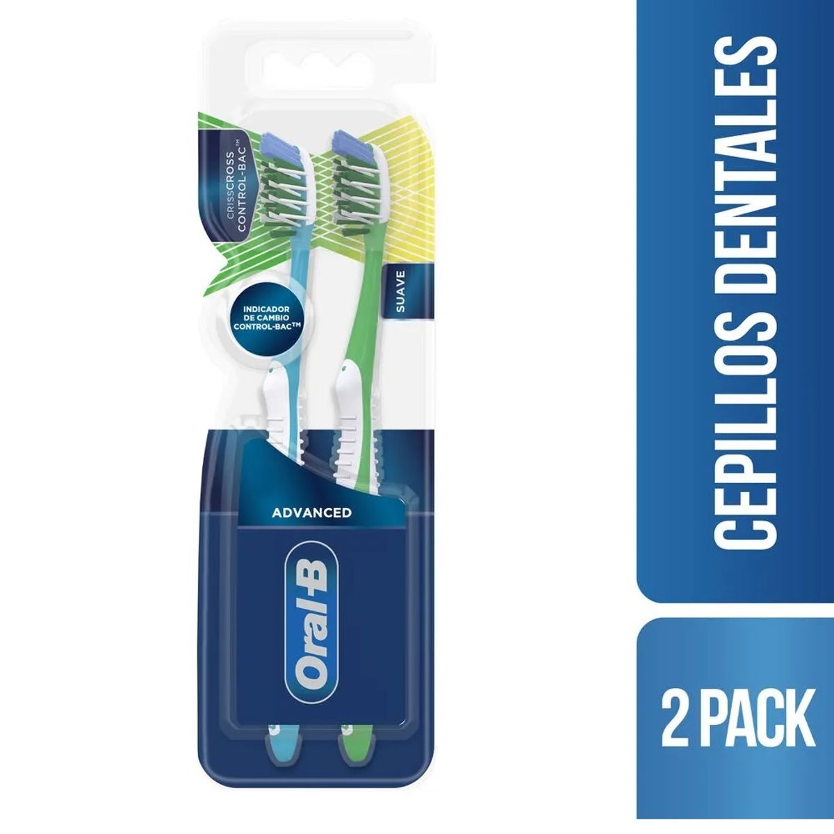ORAL B - ORAL B CEPILLO ADVANCED SUAVE X 2 UND