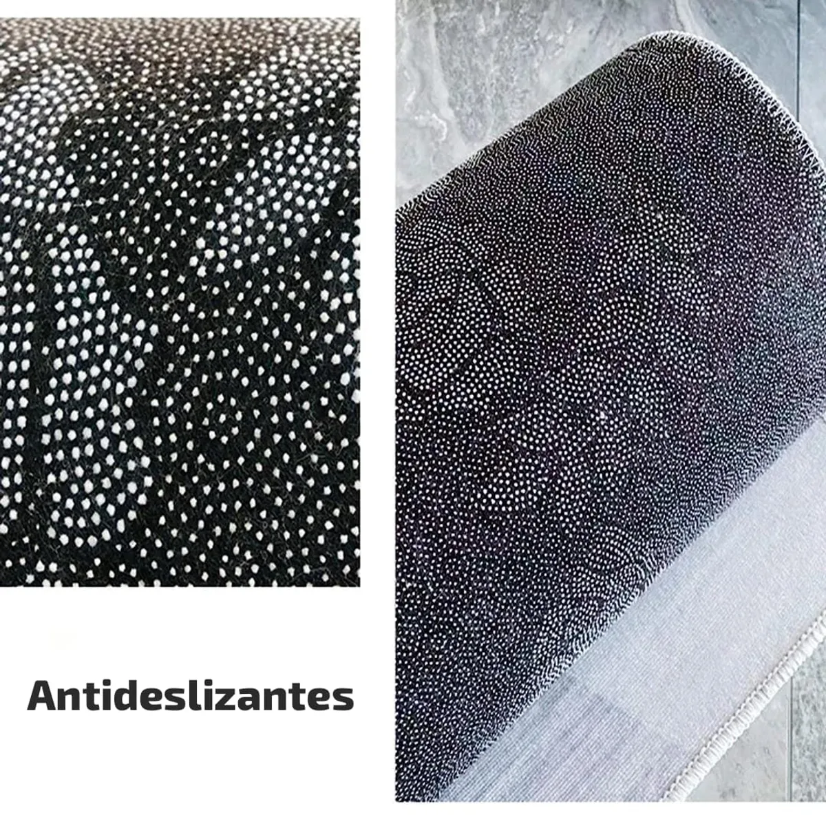 GENERICO - ALFOMBRA PARA LIVING ANTIDESLIZANTE CON DISEÑOS TRIDIMENCIONALES