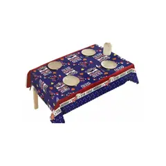 GENERICO - Mantel De Comedor De Fiestas Patrias De Tela Buenos Diseños