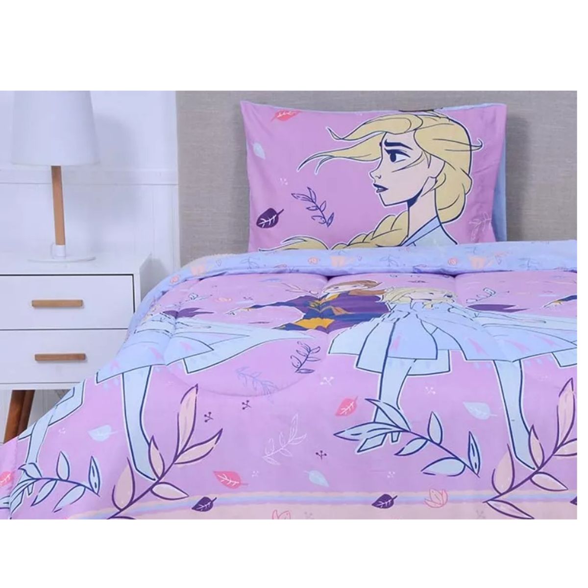 MASHINI - Plumón Infantil Disney Marvel Apto 1 PL Y 1.5 PL frozen happiness