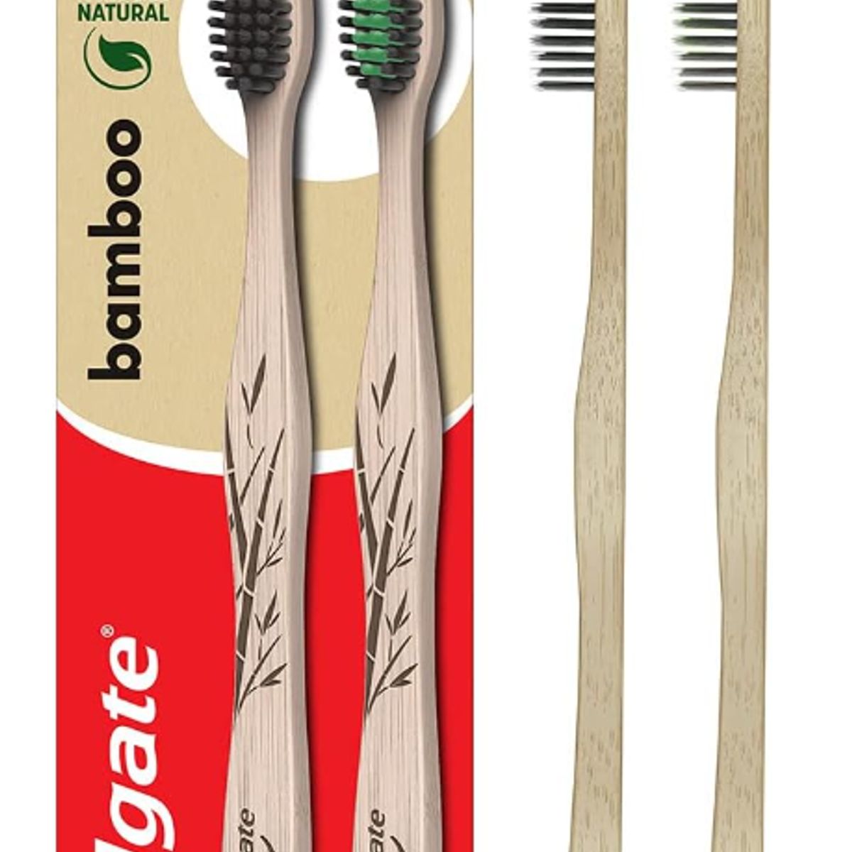 COLGATE - Cepillo Dental Colgate Bamboo Suave X2