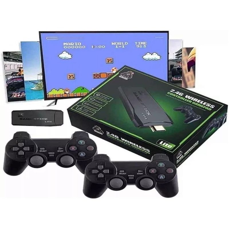 GENERICO - Controles Inalámbricos Dobles Para Juegos Retro 64g 10000+