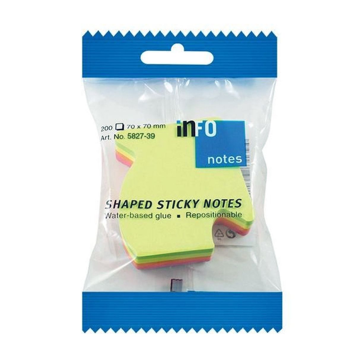 GENERICO - Notas Adhesivas Forma Flecha 200 hojas Color - SC