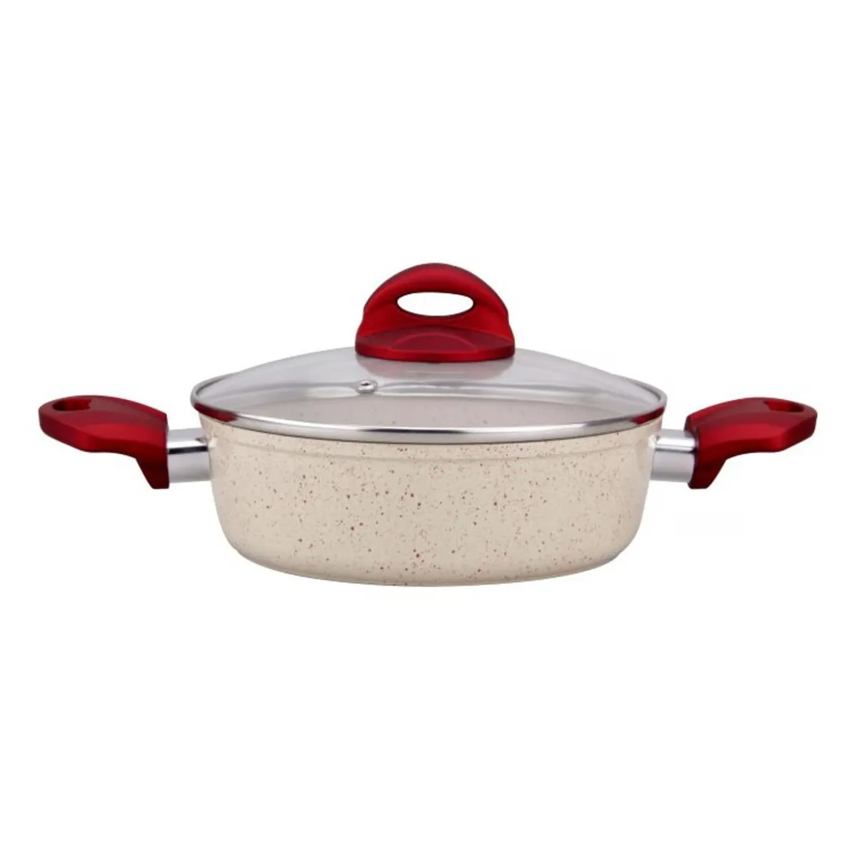 GENERICO - Olla Arrocera Marmoleada 26cm 4800ml Antiadherente Arte Andino