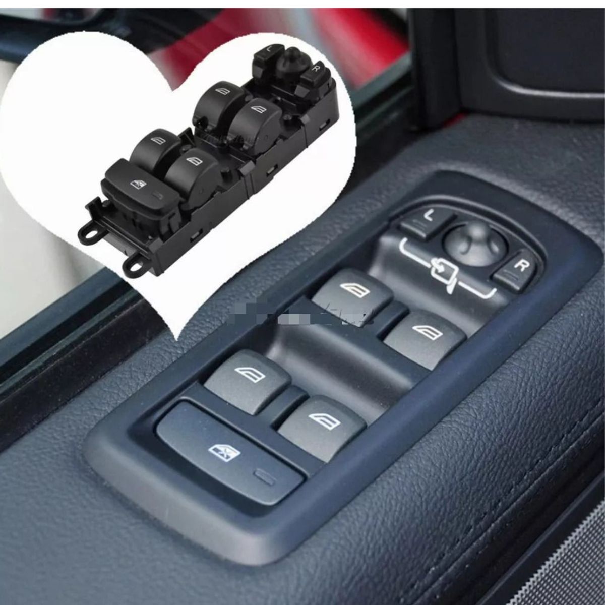 GENERICO - Botonera Vidrio Compatible Con Land Rover Discovery4 2009-18