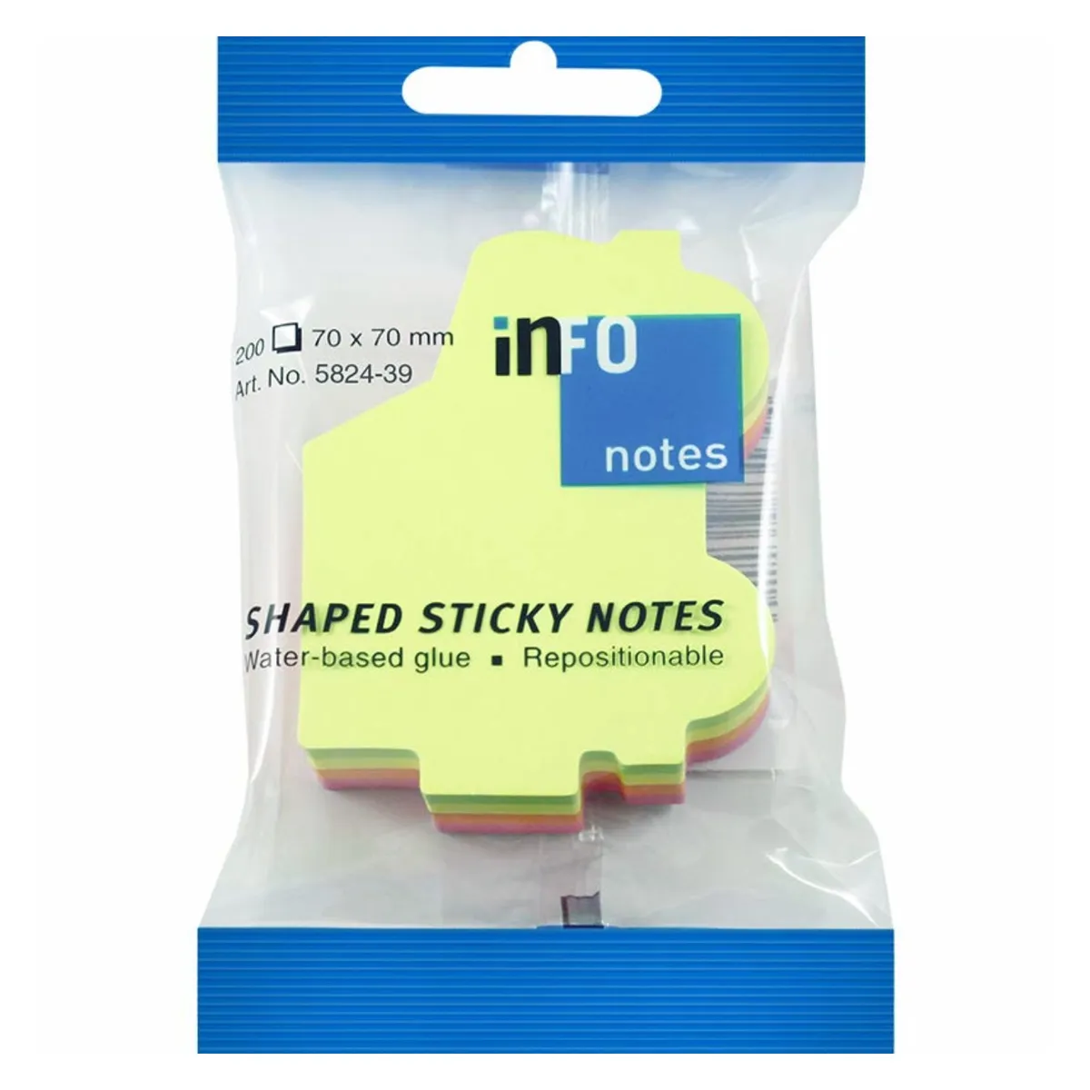 GENERICO - Notas Adhesivas Forma Auto 200 hojas Color - SC