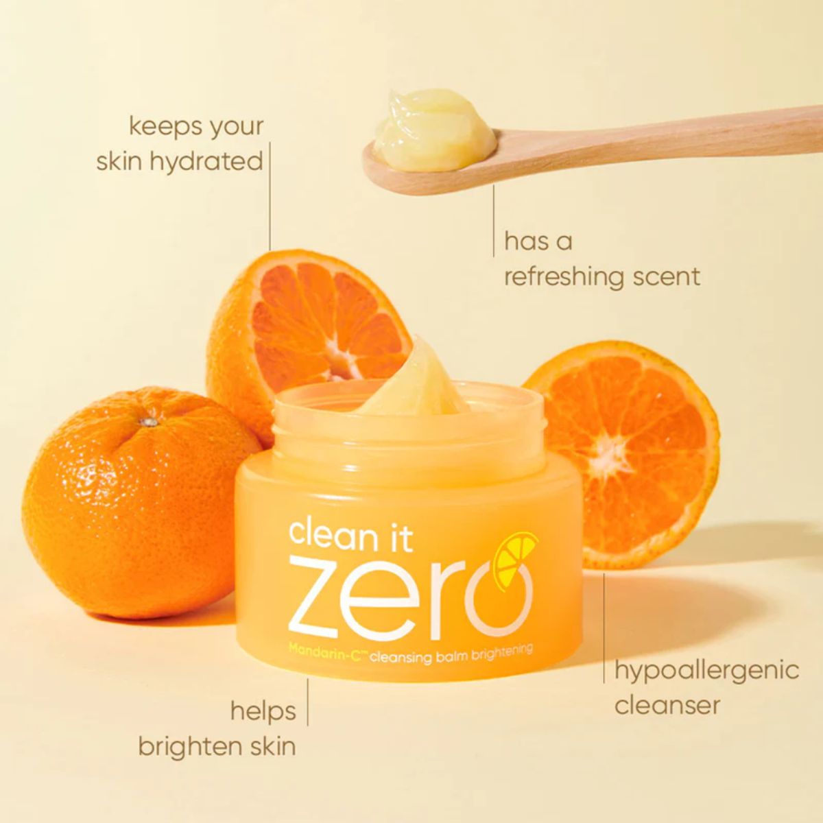 BANILA CO - Banila Co Mandarin-C Bálsamo Limpiador Iluminador Cosmética Coreana