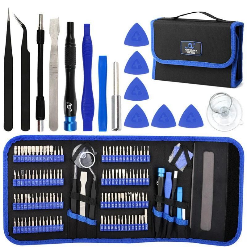 GENERICO - Kit 128 Herramientas Destornillador Reparar Celular Notebook