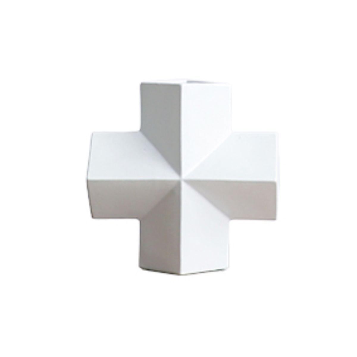 BILBOLA - Jarrón blanco en forma de cruz