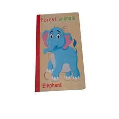 TOLIPA - Libro de madera formato Puzzle de animales