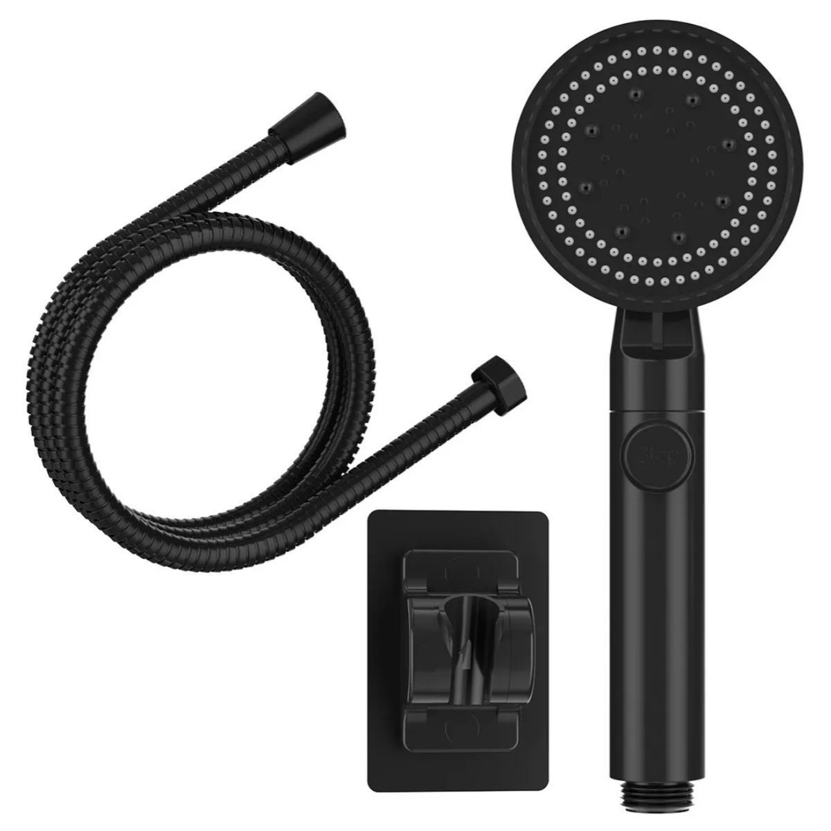 GENERICO - Kit De Manguera Ducha Teléfono Soporte Cromado Acero Inox1