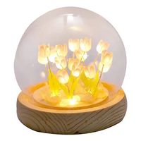 Lámpara Led De Noche Romántica De Tulipán Para Armar
