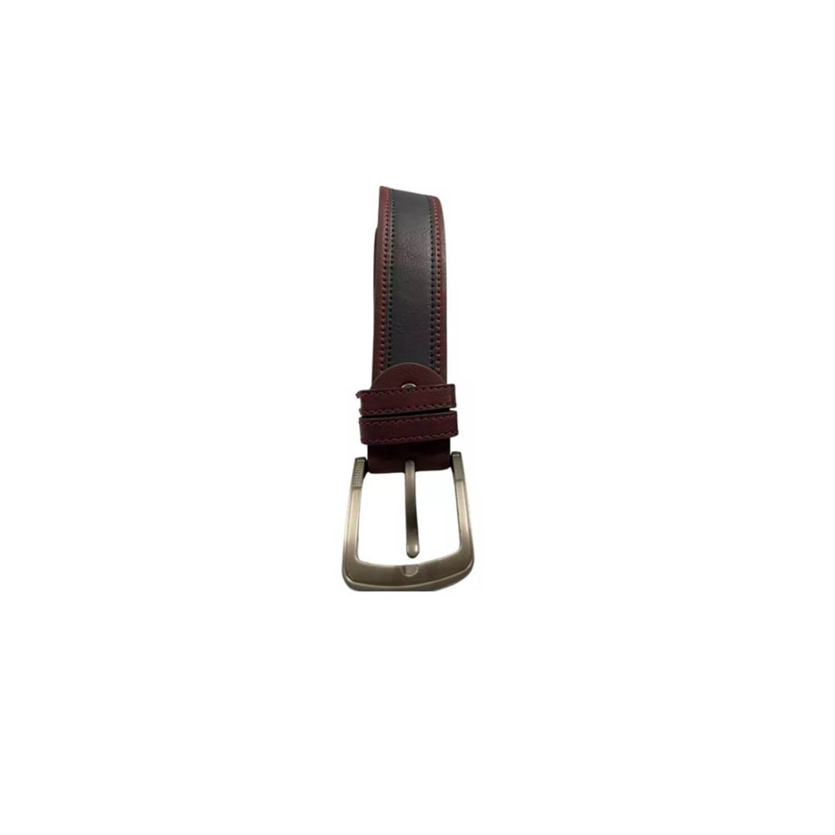 EKOI - Cinturon Cuero Ecologico Basico Moda Correa Clasica Lineas