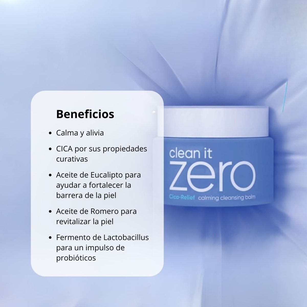 BANILA CO - Banila Co Bálsamo Limpiador Calmante 100ml Cosmética Coreana