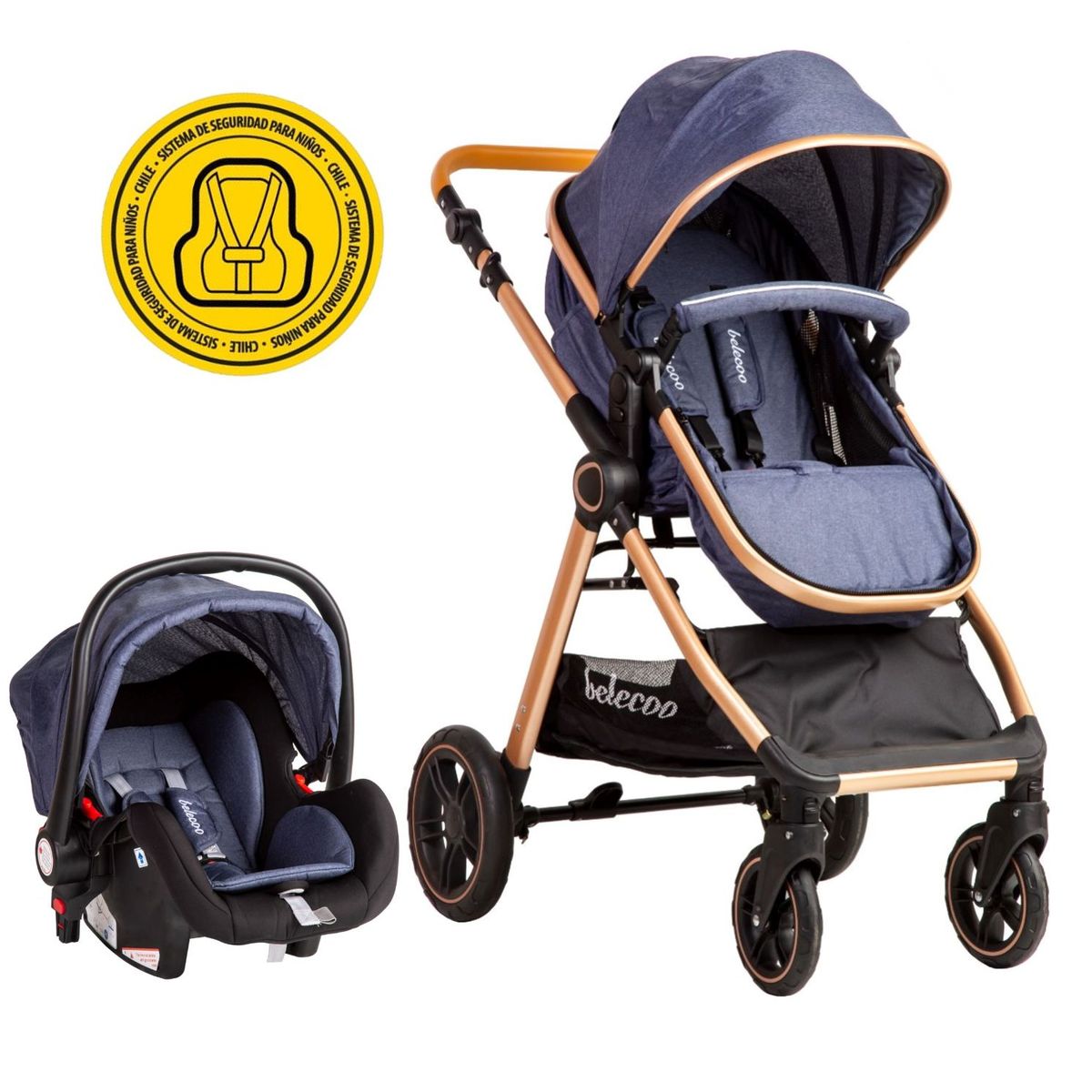 VOYAGE - Coche Travel System X1-A Blue