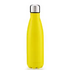 HOMESTAR - Botella Térmica Colores Variados Amarillo 500 ml