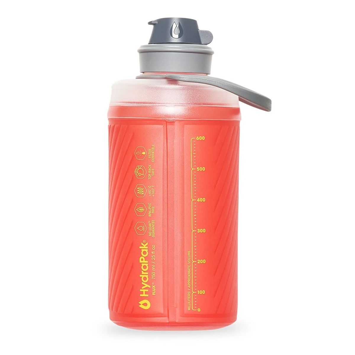 HYDRAPAK - BOTELLA DE HIDRATACION FLUX 750 ml REDWOOD