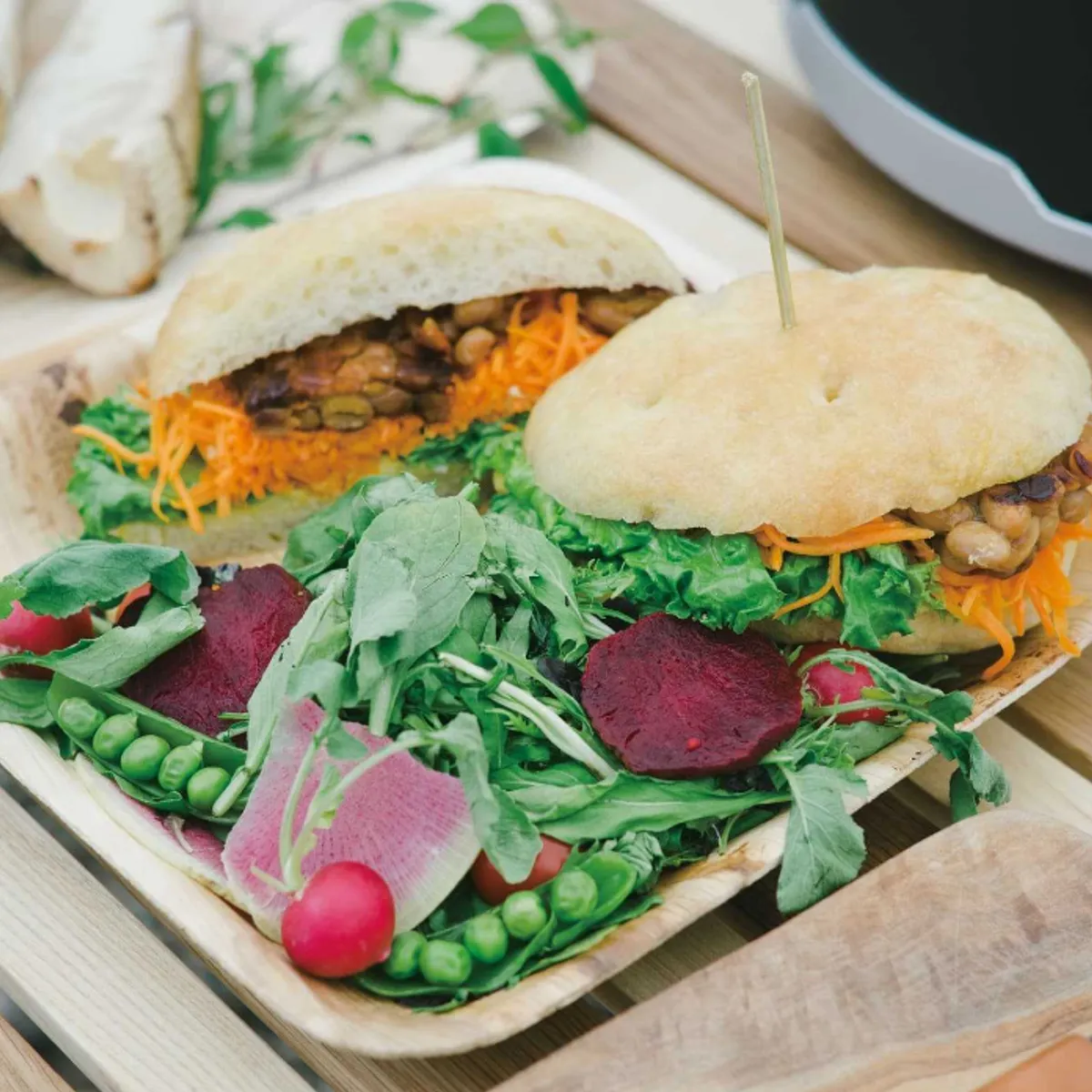 ECOSOULIFE - 25 Platos 25x25 Cuadrados Ecológicos Hoja De Palma 100% compostable